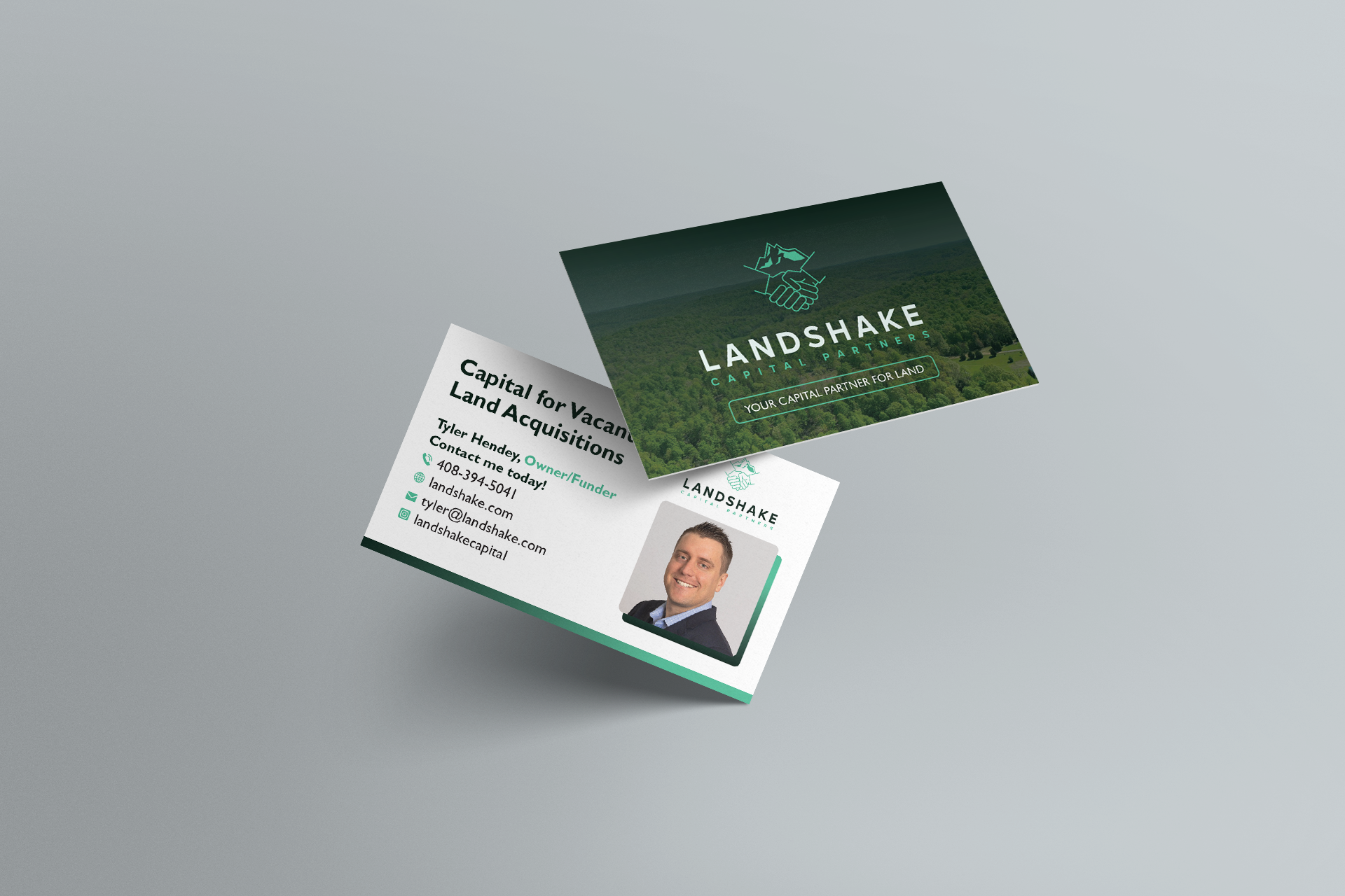 Landshake Capital Partners business cards